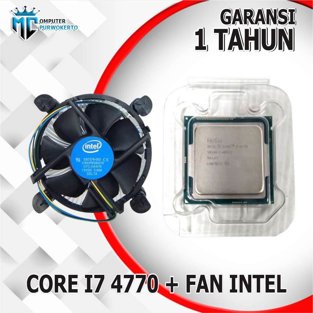 Processor Intel Core i7 4770 3.4 GHz Socket 1150 + Fan Intel