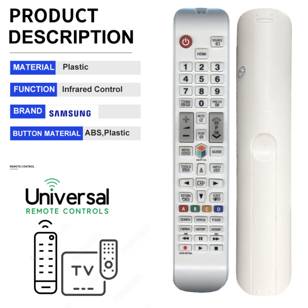 Remote SAMSUNG SMART CYSTAL LED CRISTAL SMART TV AA59-00795A