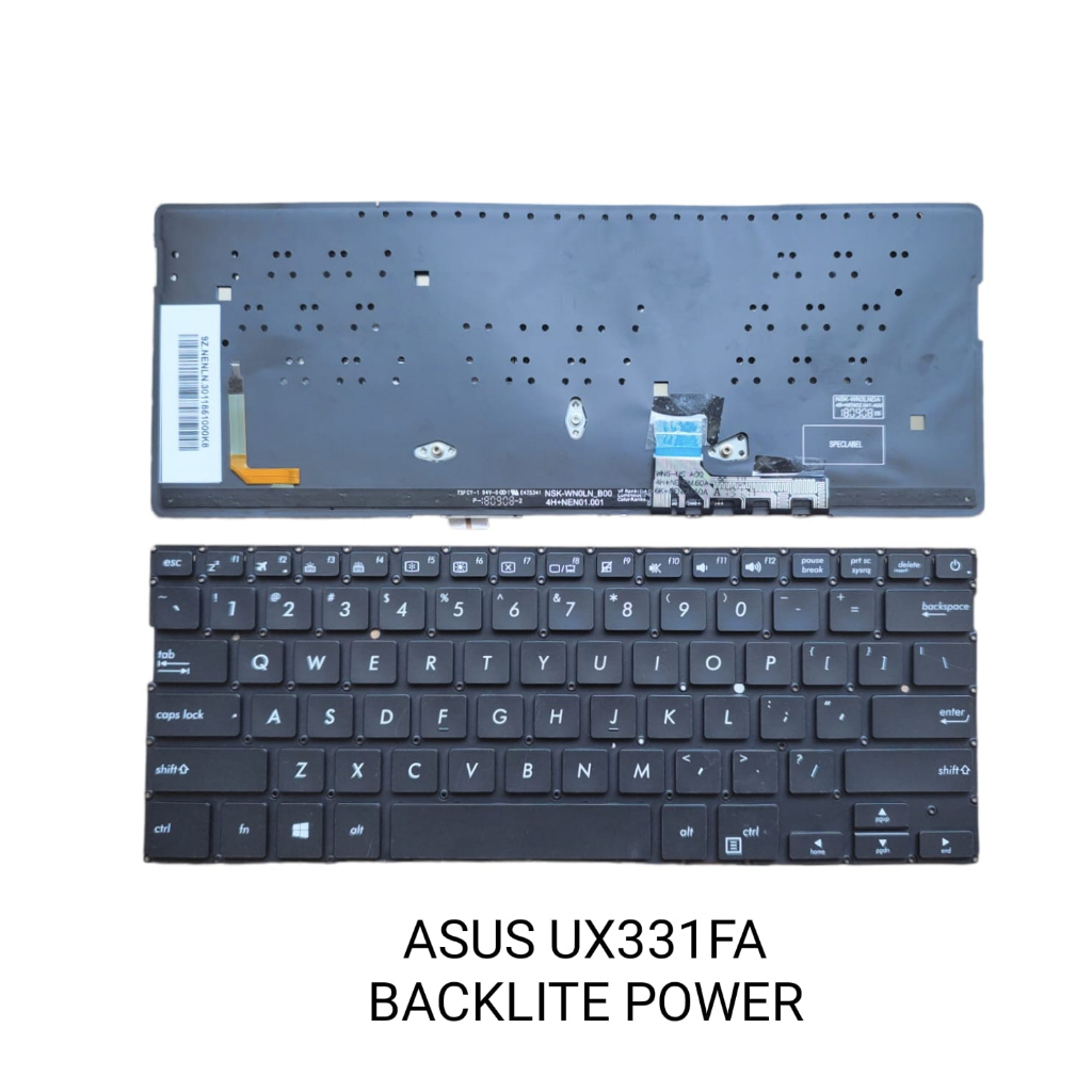 Keyboard Asus Zenbook 13 UX331 UX331u UX331ua UX331un UX331f UX331fa BACKLITE
