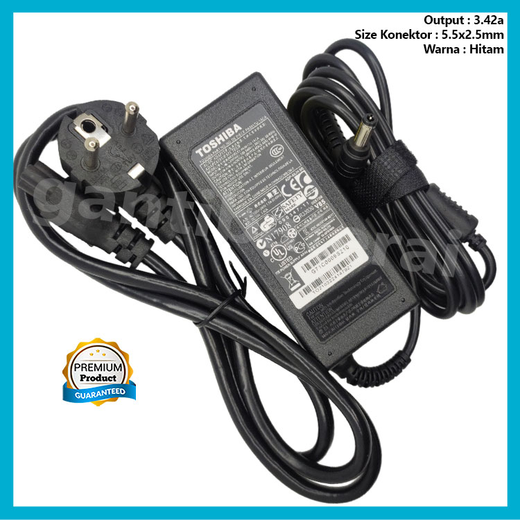 Adaptor Charger Toshiba L305 L305D L455 L505 L505D 3.42a