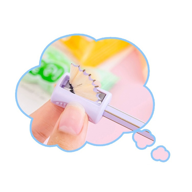 OVERFLOWS.ID RAUTAN PENSIL SERUTAN MINI SHARPENER CANDY PASTEL COLOUR / RAUTAN CANDY MURAH