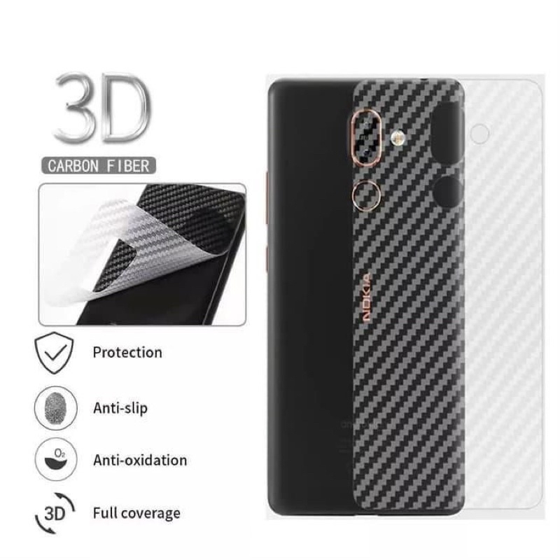 SALE !! SKIN CARBON XIAOMI ANTI GORES BELAKANG TERMURAH PROMO SEN