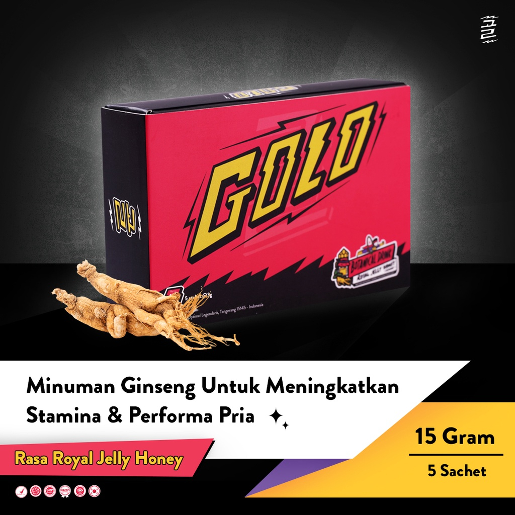 

[BISA GOSEND] Mister Golo Minuman Serbuk Rasa Jelly Herbal 5Sachet 1BOX KUAT PRIA Stamina Herbal