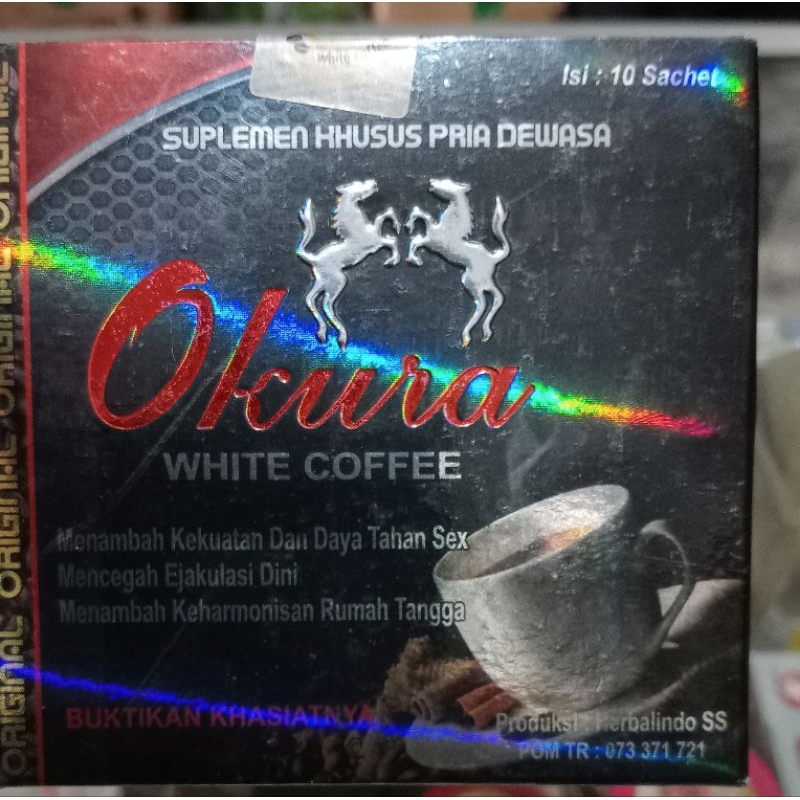 

OKURA WHITE COFFEE isi 10bks