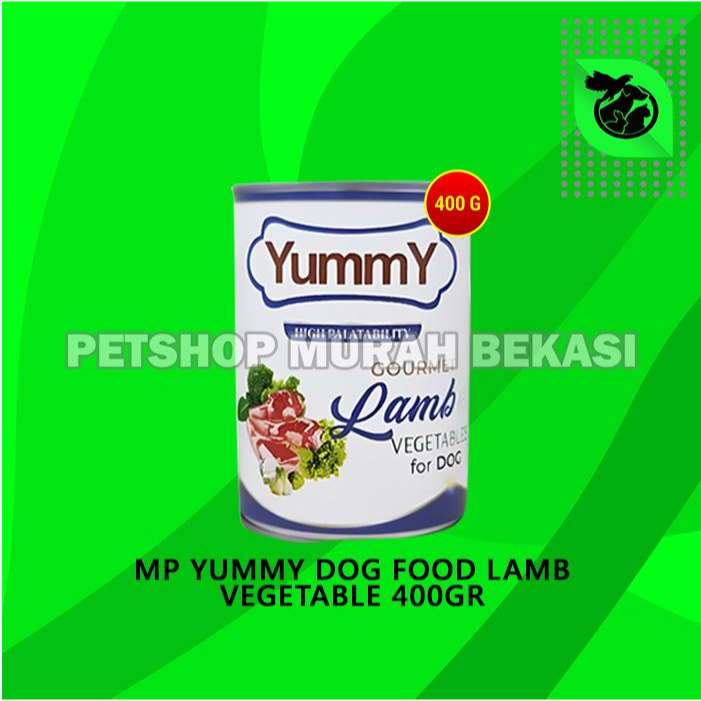 Makanan Basah Anjing Yummy Dog Food Kaleng Can Wet Food 400 Gram