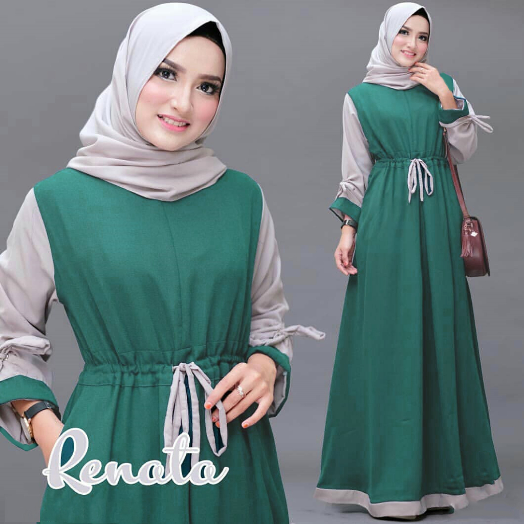 Maxi RENATA Gamis Syari Tanpa Hijab