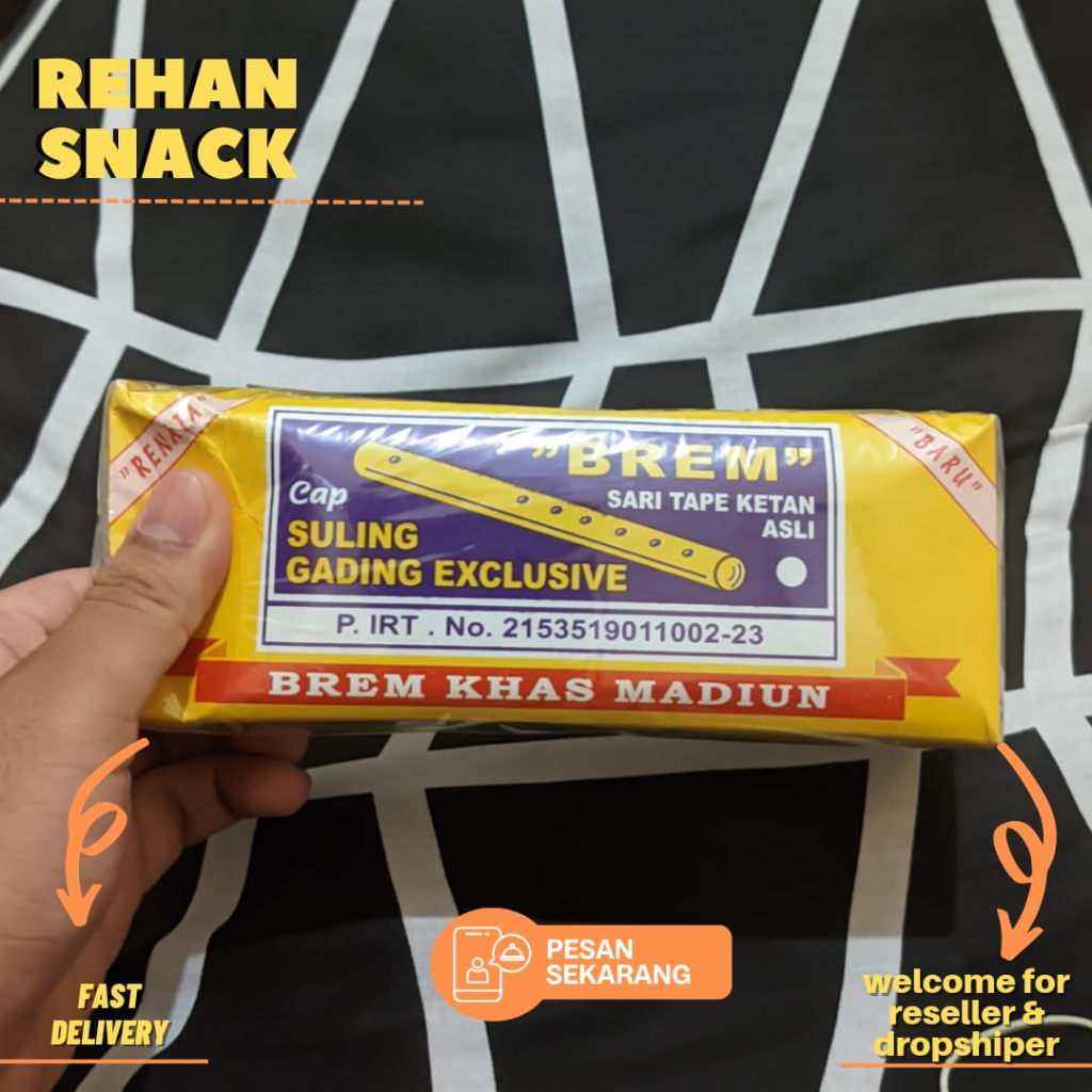 

(COD) BREM EXCLUSIVE - ASLI MADIUN - FRATIS ONGKIR - REHANSNACK