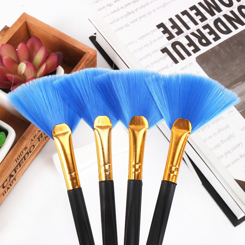 Kuas Kipas Make Up Highlighter / Kuas Pembersih Keyboard Laptop