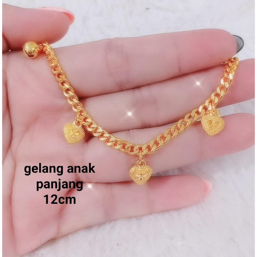 TERMURAH GELANG RANTAI ANAK FASHION ANTI KARAT