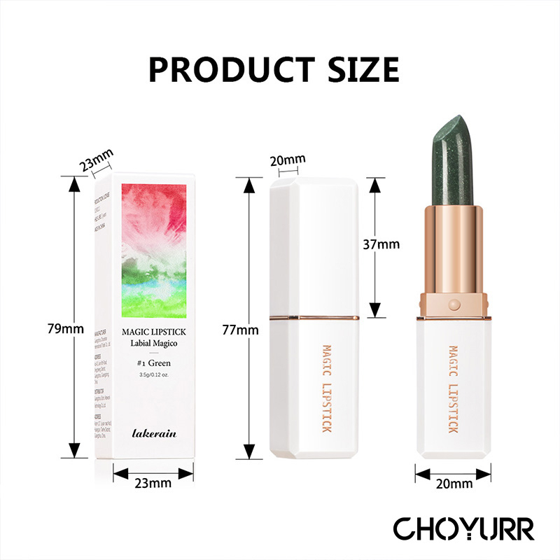 【COD】Lakerain Magic Lipstick Color Changing Temperature Lipstick Pengubah Warna Moisturizing Water Long Lasting -CH