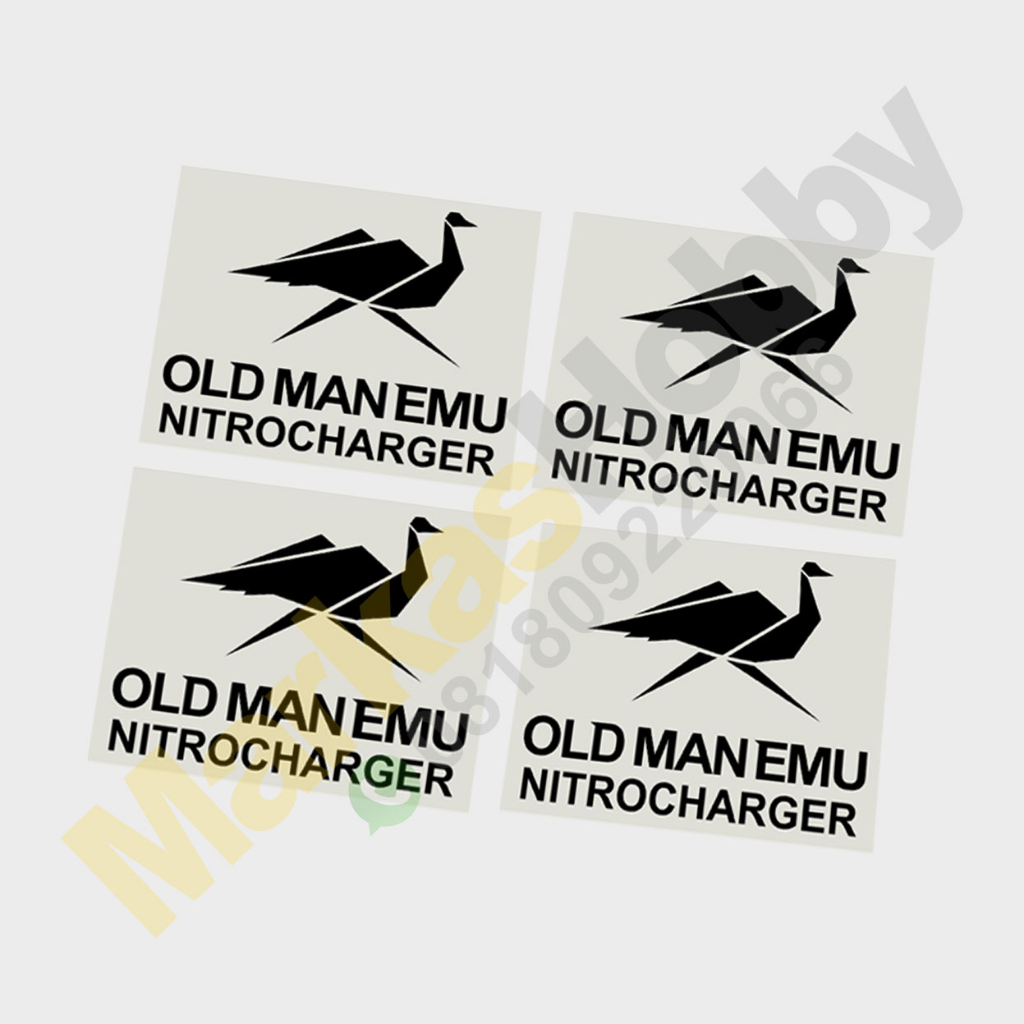 Stiker Shockbreaker Old Man Emu Transparant Set