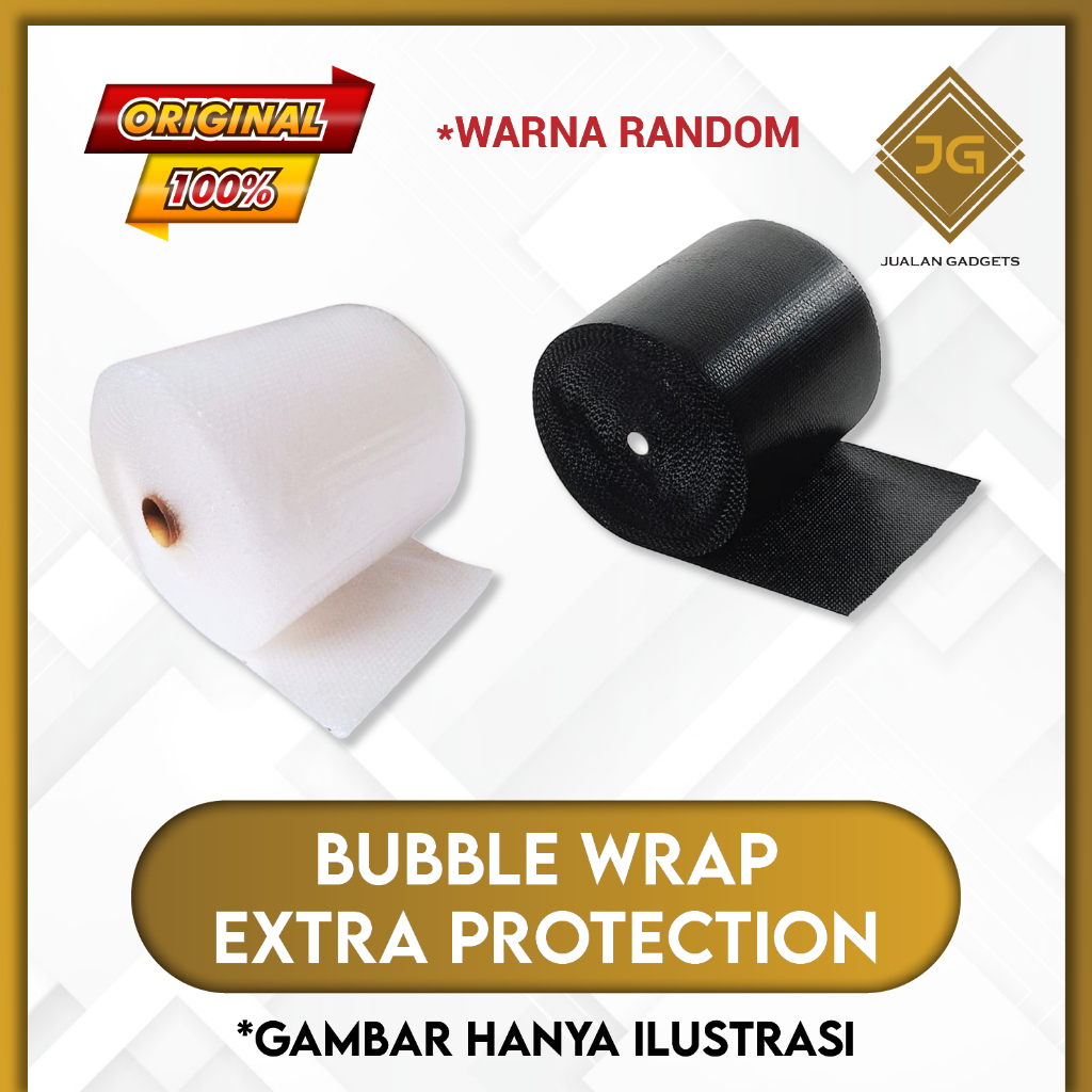 Bubble Wrap Tambahan Extra Protection - Packing Bubblewrap