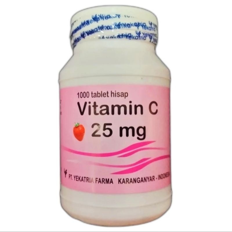 VITAMIN C 25mg (1000's /Botol) - YEKATRIA