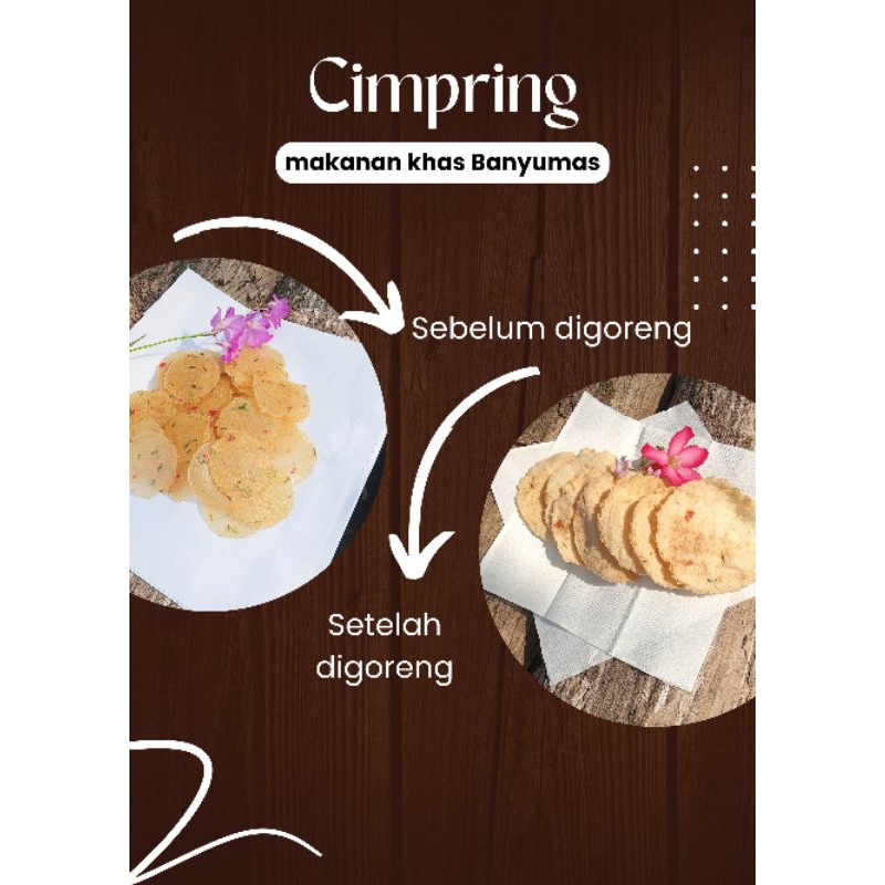 

500 gram krupuk singkong gropak/cimpring