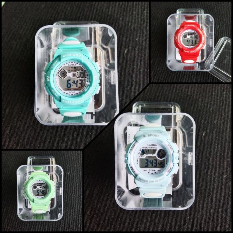 SS.id READY JAM TANGAN ANAK UNISEX/ JAM TANGAN ANAK LASIKA WATER RESIST.