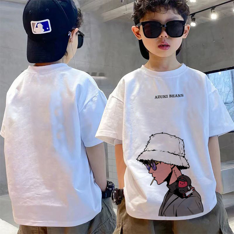Amspro Kaos Katun24s Anak Kaos Oversize Anak Baju ana Kaos Anak Atasan Anak Azuki