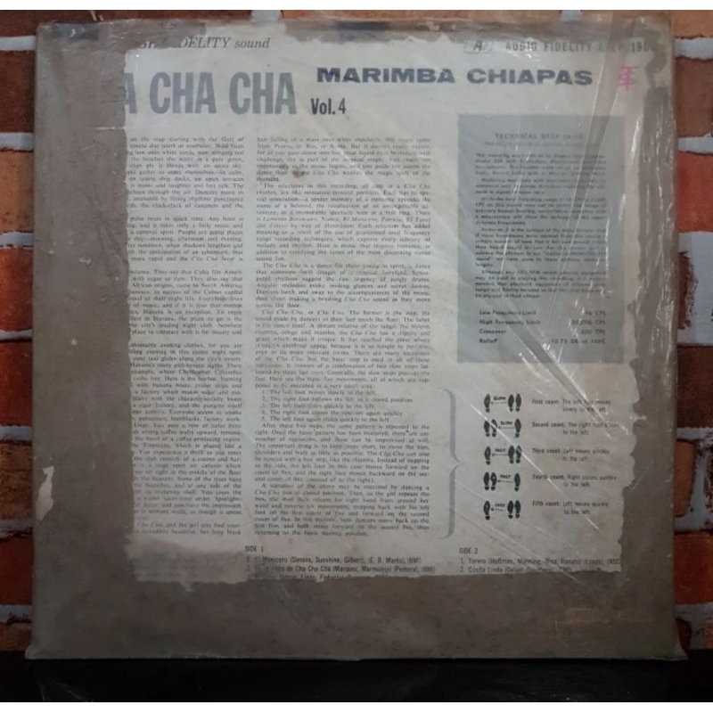 Vinyl Piringan Hitam 12 inch Marimba Chiapas-Cha Cha Cha Cha Cha