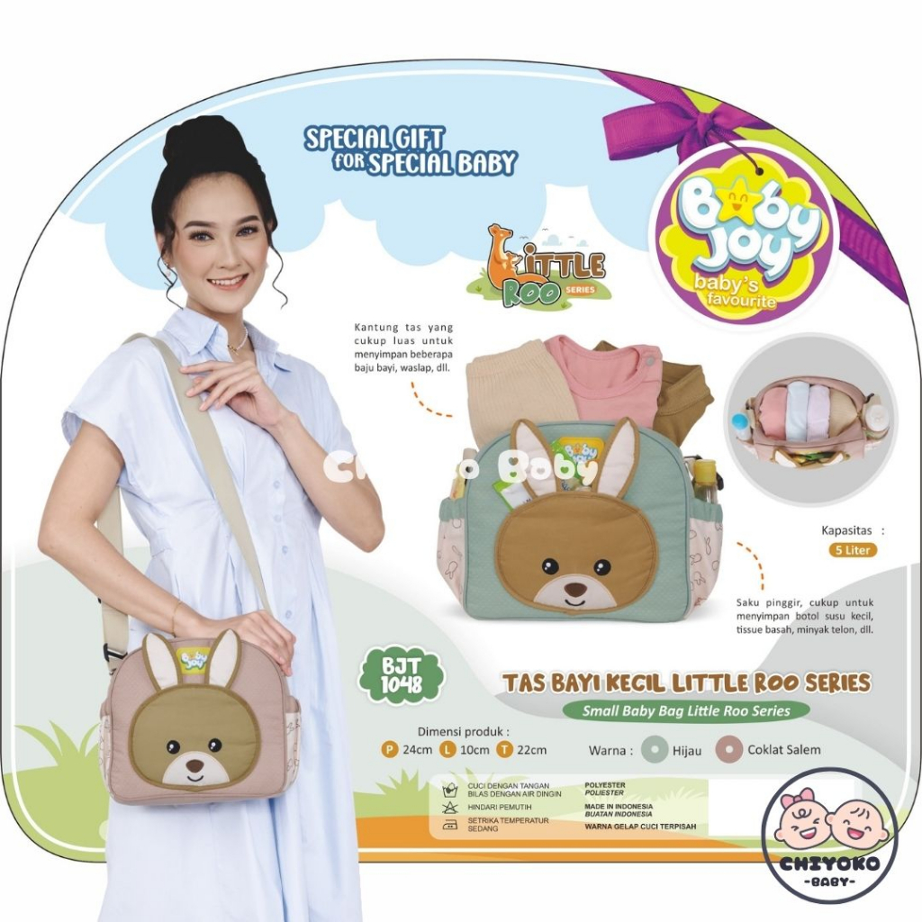 LITTLE ROO SERIES - Tas Bayi Besar + TBS Merk BABY JOY - BJT1050 / Tas Bayi Medium BJT1049 / Tas Bayi Kecil BJT1048