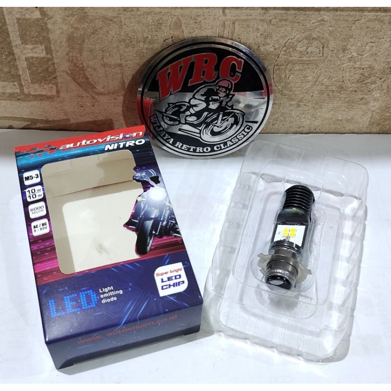 Bohlam Lampu LED Autovision Nitro M5 Kaki 3 GL.Pro - Max - Megapro - Win - Scorpio - Tiger - Tiger R