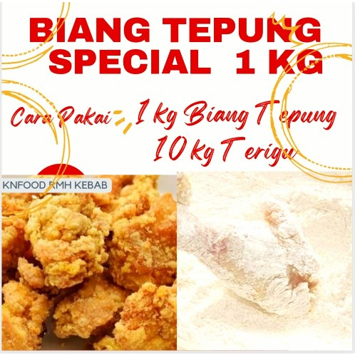 

Tepung Biang Special Fried Chicken 1kg-Biang Tepung Special FC