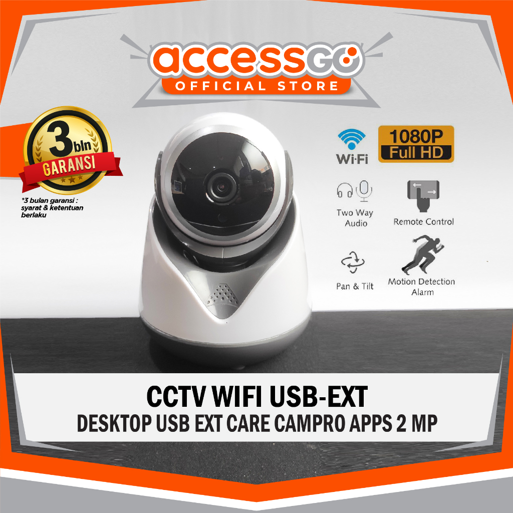 CCTV Camera Ai Smart Home Wireless Wifi with USB Extention