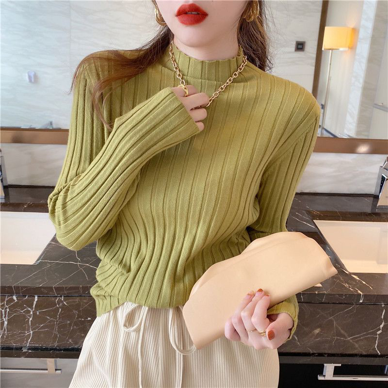 Atasan Rajut Import (S113)/ Baju Rajut Import 100% / Sweater Knit/ Kaos Rajut lengan panjang wanita