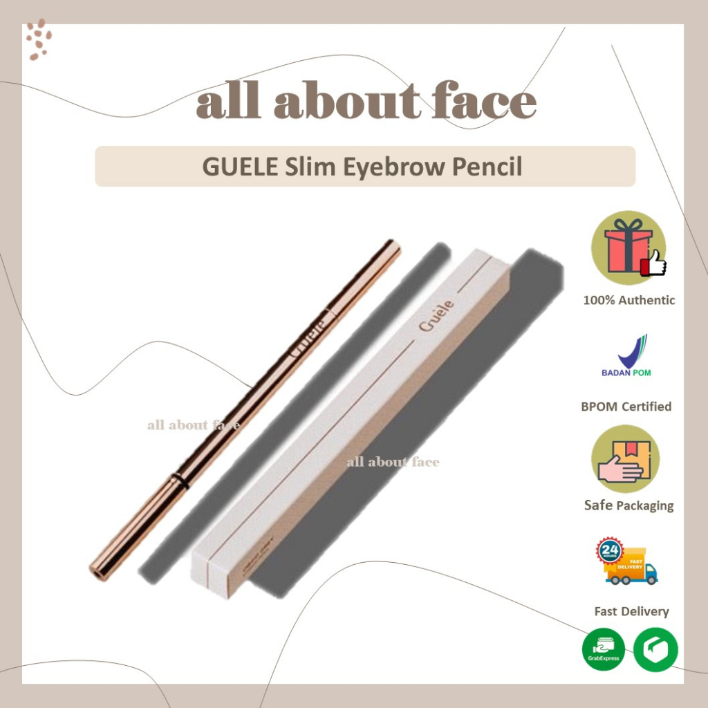 GUELE Slim Eyebrow Pencil ORIGINAL | GUELE Eyebrow Pencil Savo Brown Obsid Grey Arna Brown