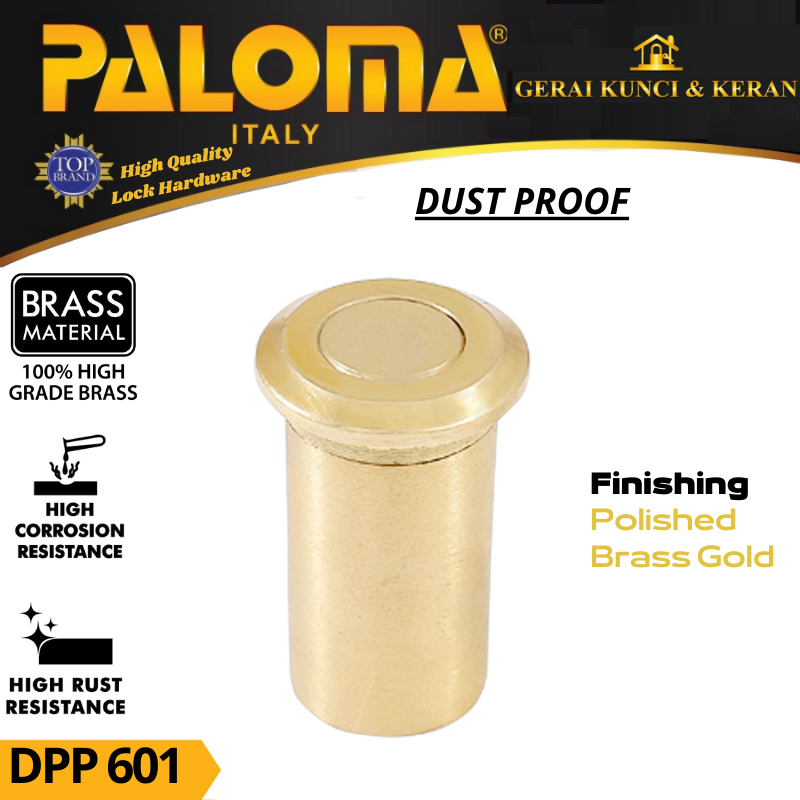 LUBANG GRENDEL TANAM PALOMA DPP 601 DUST PROOF GOLD PB EMAS