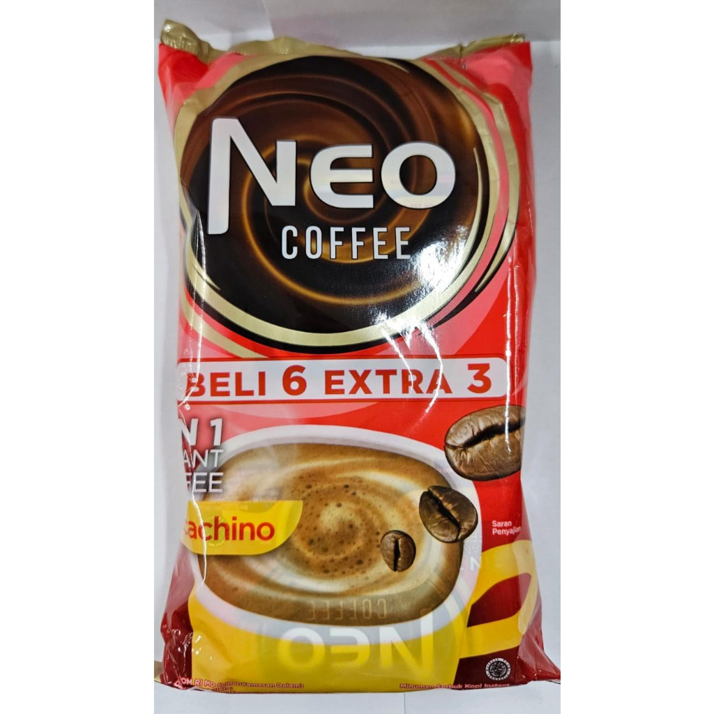 Neo Coffee Kopi Instan 9's x 20 gram Moccachino Caramel Macchiato