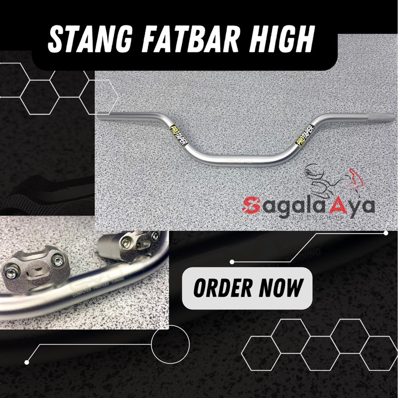 stang fatbar high tinggi model wilwood universal touring adventure vixion cb silver cb150x verza ver