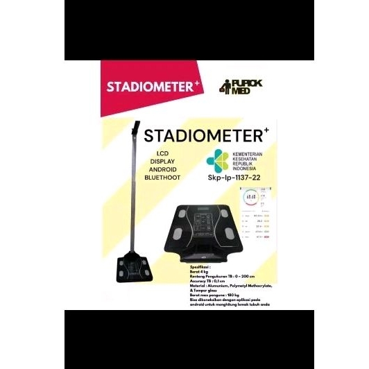 Stadiometer alat ukur tinggi badan dengan timbangan / Stadiometer portable