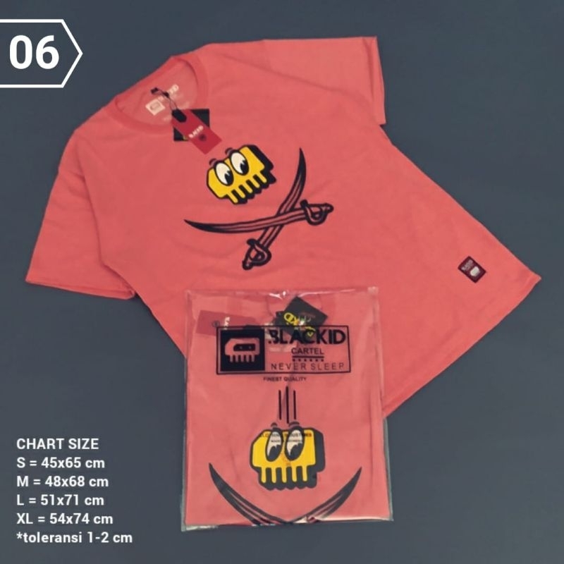 kaos tshirt black id