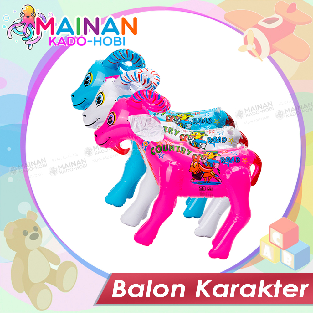 HADIAH ULANG TAHUN MAINAN EDUKASI ANAK UNISEX BALON FOIL PUKUL TINJU BONEKA ANIMAL