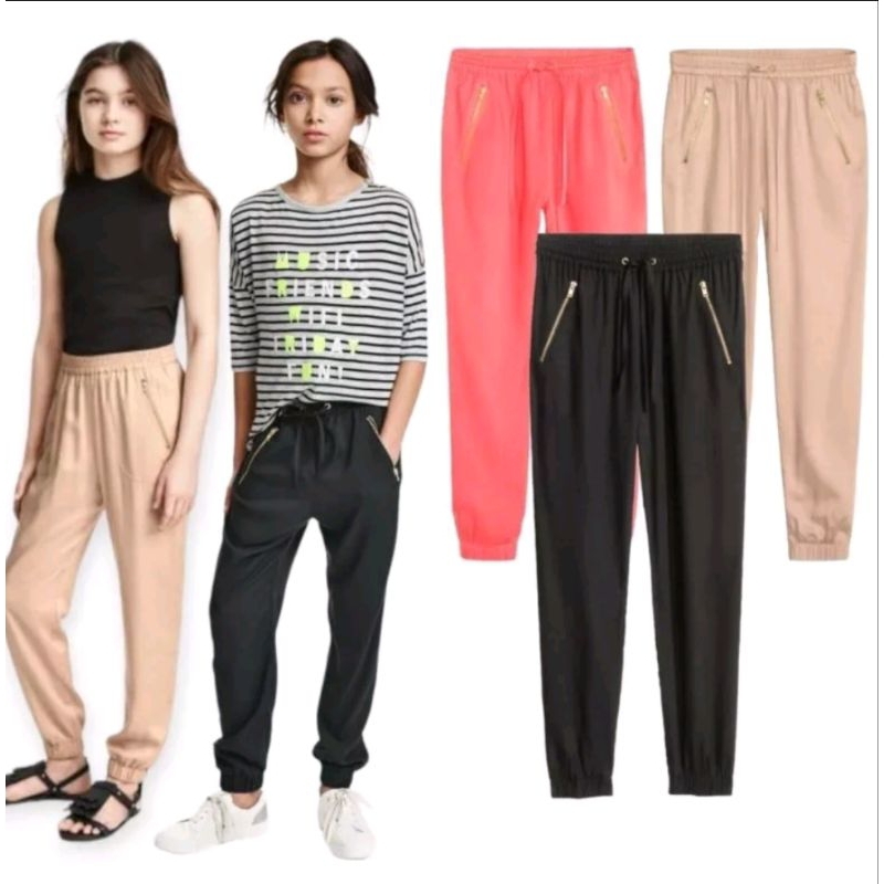 Jogger Rayon Viscose HM Anak Perempuan