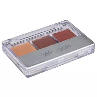 WARDAH Eye Shadow Indonesia / 3.3g / 3 Warna Pigmented Intense Natural / Tahan Lama Long Lasting / Microcoated Particle / Pewarna Perona Pulas Mata Eyeshadow / Aplicator Mirror / Shade A B C D E F G H I J K L M N / Cosmetic Makeup Face Eyes Make Up Series