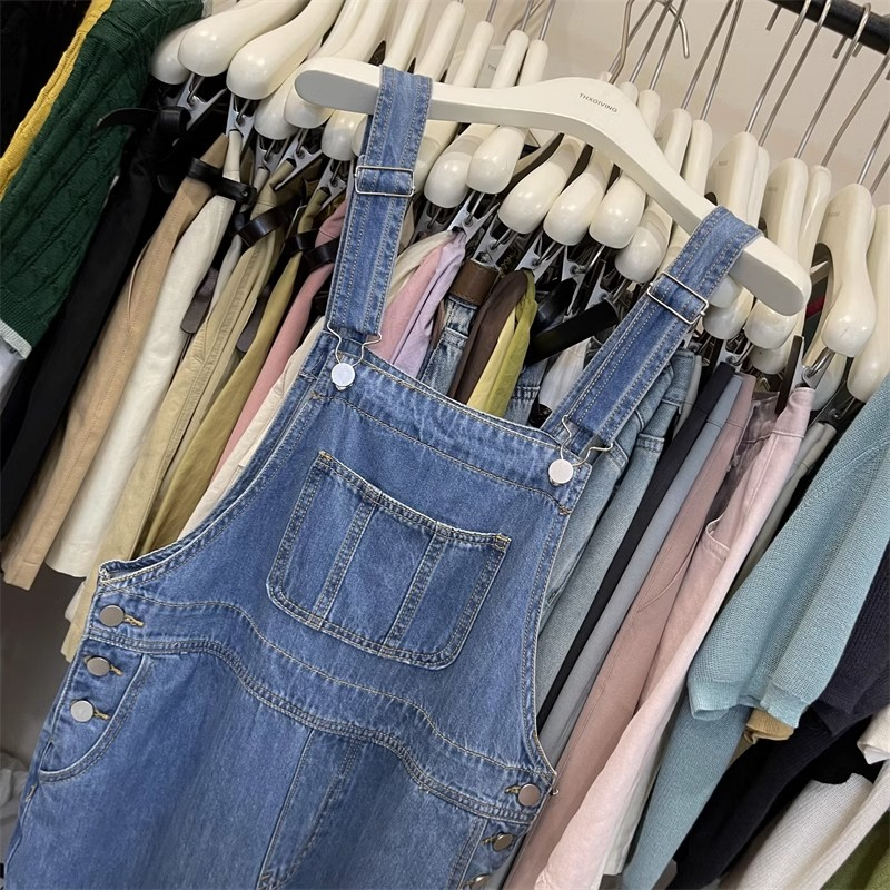 Baju overall wanita jeans Jumpsuit Jeans import korea Celana denim Celana Panjang Overall kekinian 2023