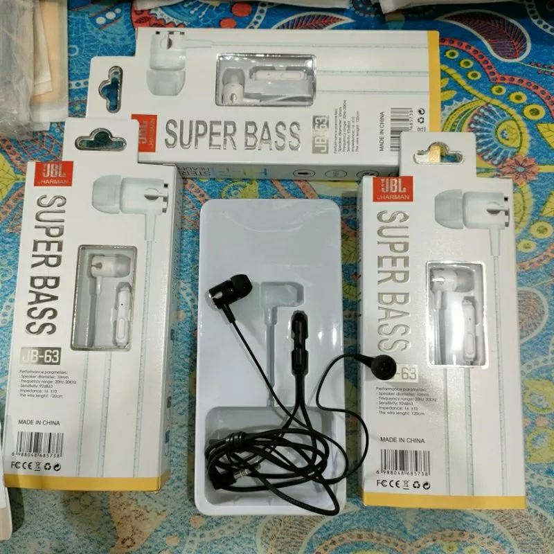 Headset JB 63 JBL Earphone original Super Bass