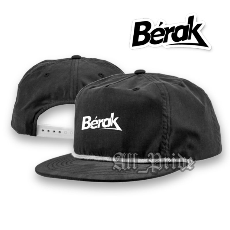 Topi BERAK Snapback Classic Premium Quality Pria Wanita Lokal Brand Berak Cloth
