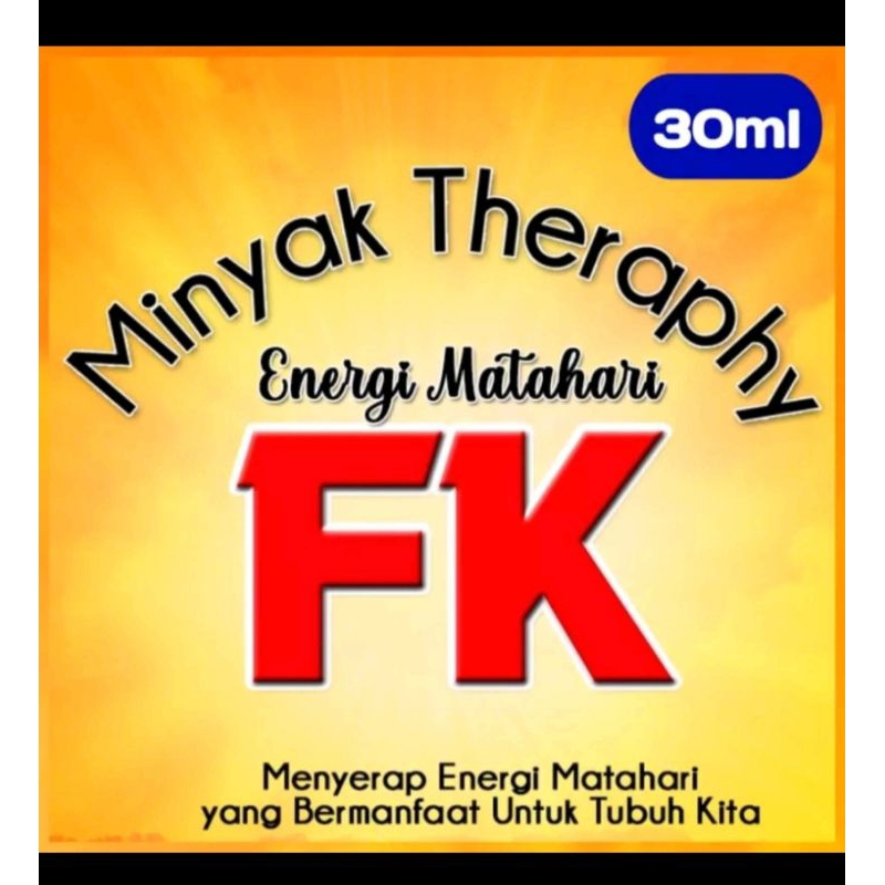 Minyak Terapi Energi Matahari FK isi 30 ml