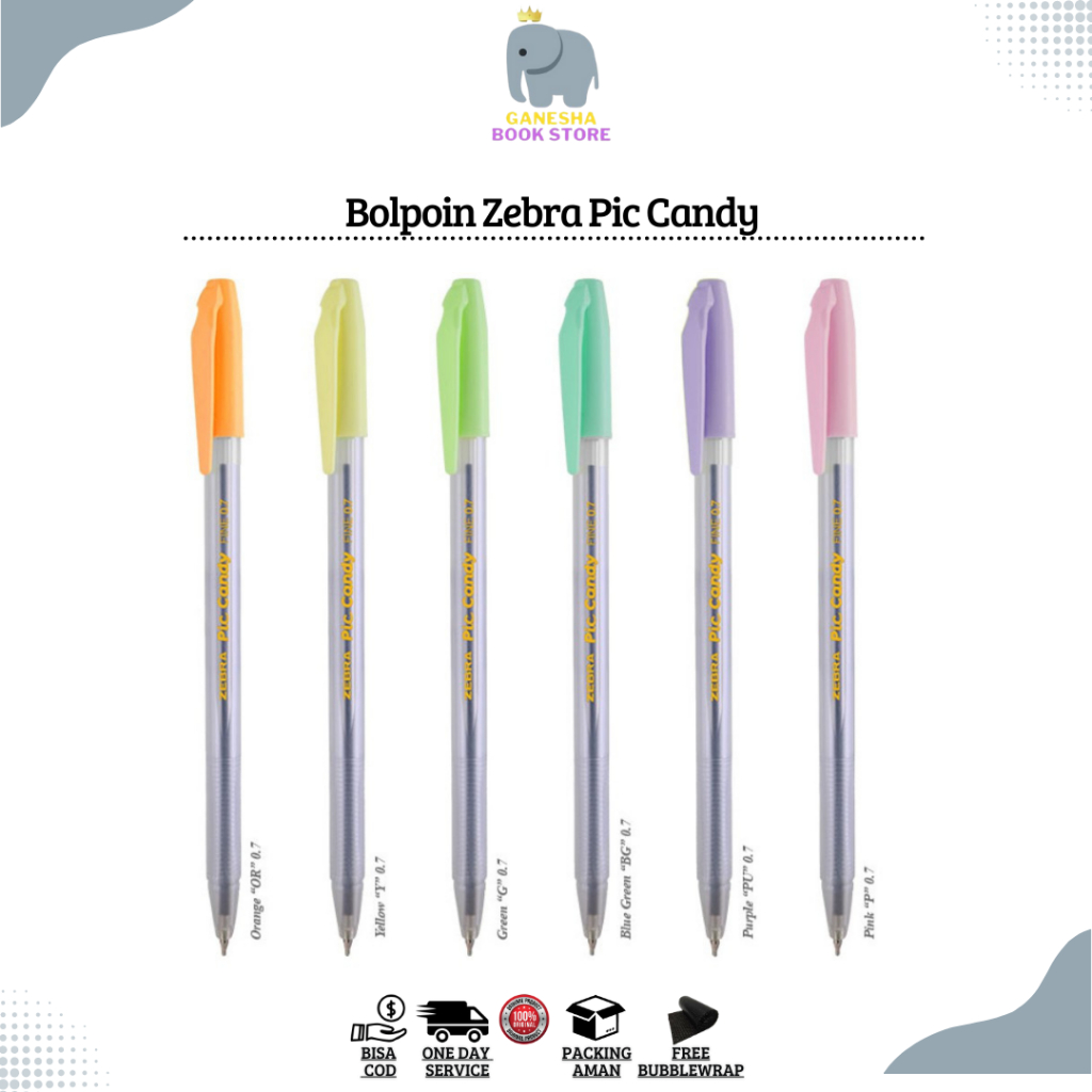 Bolpoin Zebra Pic Candy