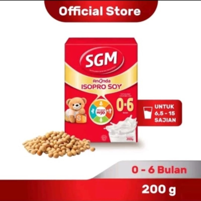 

SGM Ananda ISOPRO SOY 0-6 Bulan Formula Bayi Bubuk 200gr