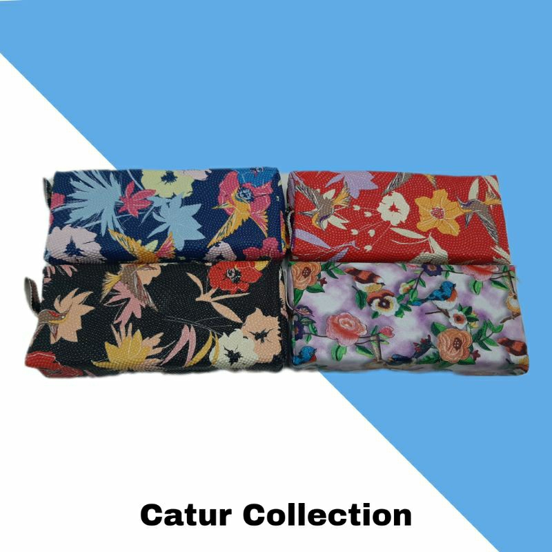 

Kotak Pensil/Tempat Pensil Dompet Erica Motif Bunga