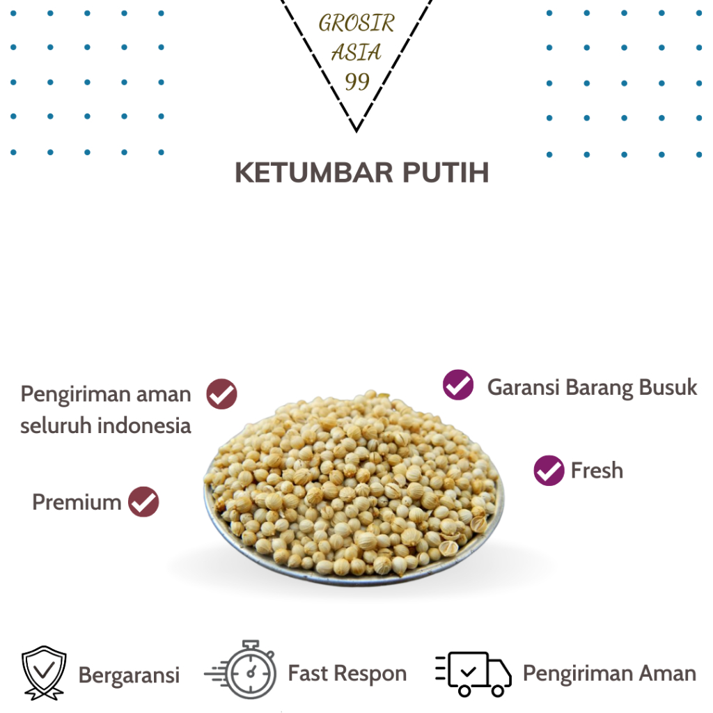 

Biji Ketumbar Premium I Coriander Seeds I Ketumbar Toples 400gr