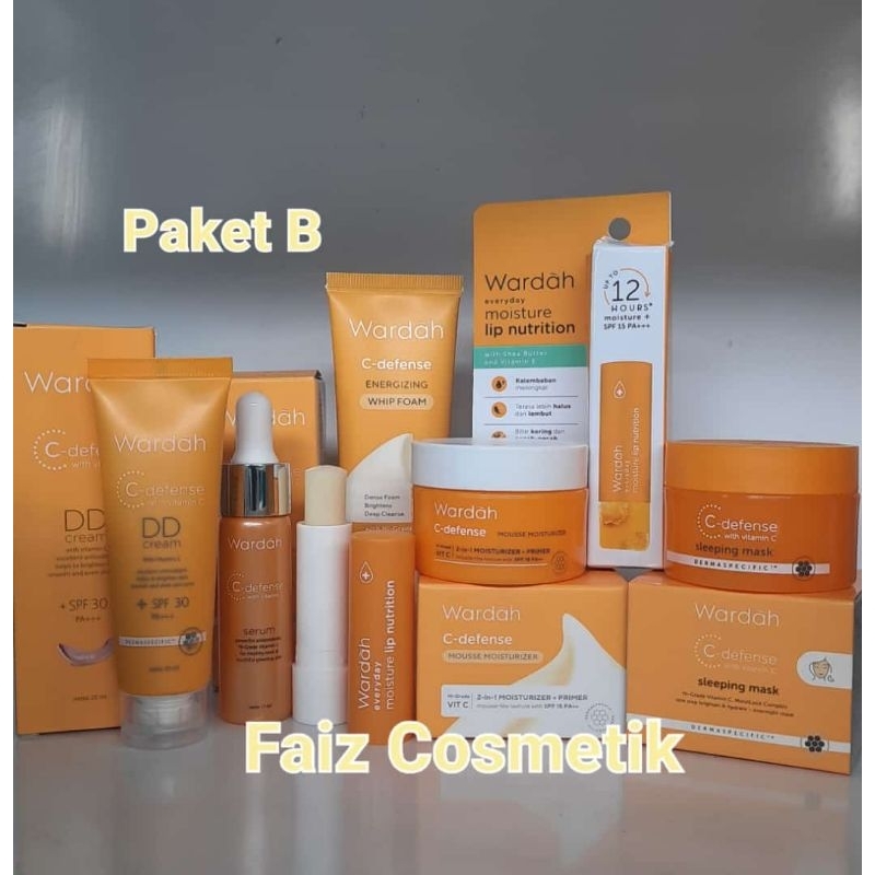 Paket Wardah C Defense Lengkap Promo Harganya