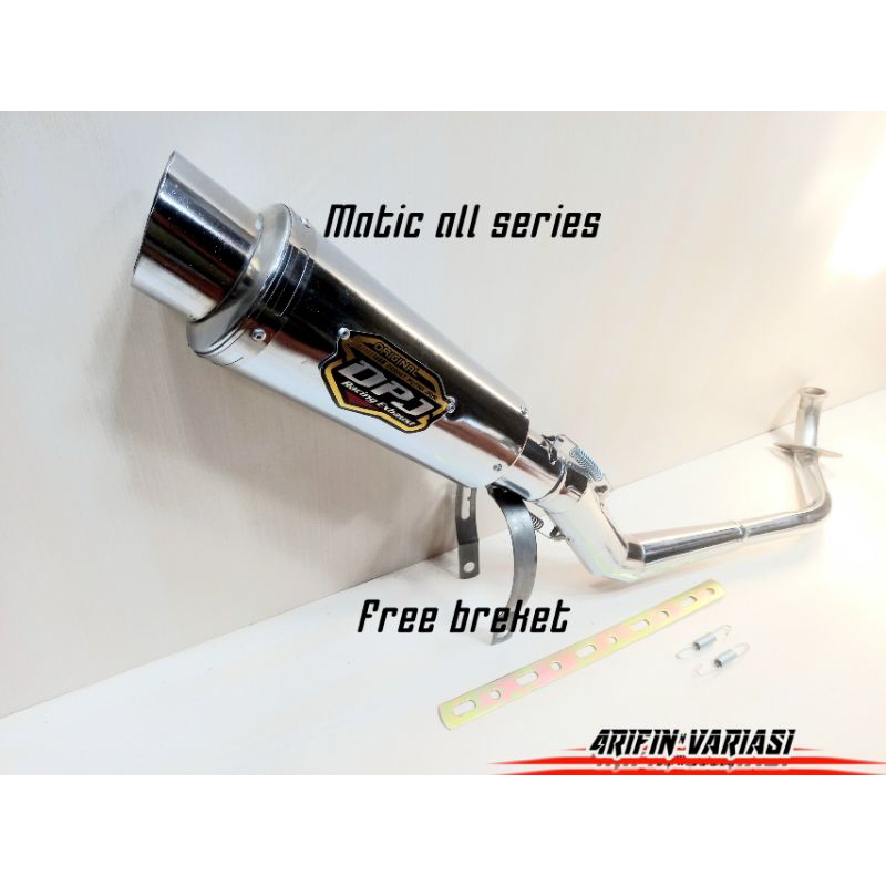 knalpot racing dpj type matic full sytem beat pgm fi old beat karbu beat pop beat deluxe dll