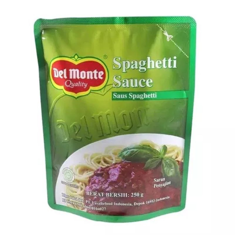 

Delmonte saus spaghetti/ saus barbeque netto 250 g