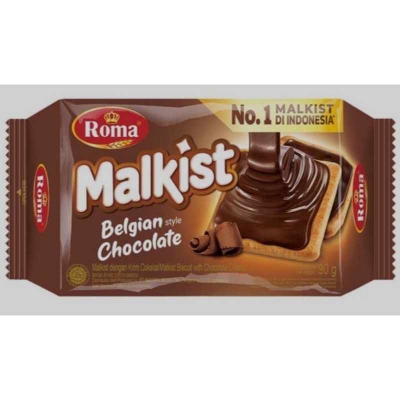 

Roma Malkist Belgian Style Chocolate Crackers 90g