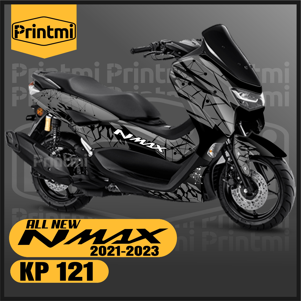 Printmi Stiker Decal Motor Nmax 155 New 2021 2022 2023 2024 Full Body Abs Connected Yamaha Variasi M