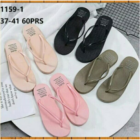 SANDAL WANITA JELLY JEPIT KECIL Glossy GLANZTON JLT L 1819 -117 VPS SIZE 37-41 Sendal Jepit Wanita