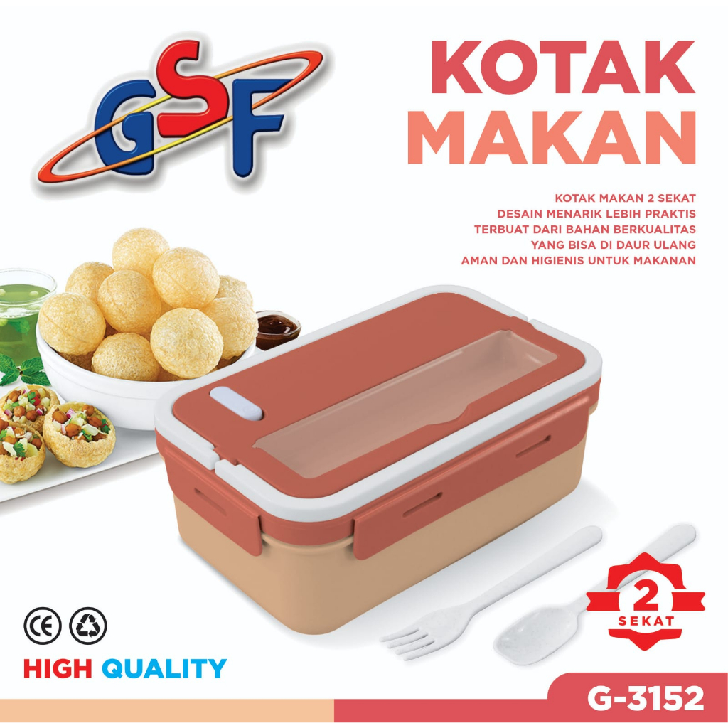 Kotak bekal GSF 3103 kotak makan gsf G 3103 launch box gsf 3103